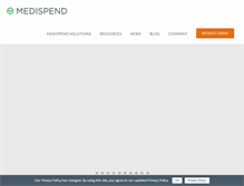 Tablet Screenshot of medispend.com